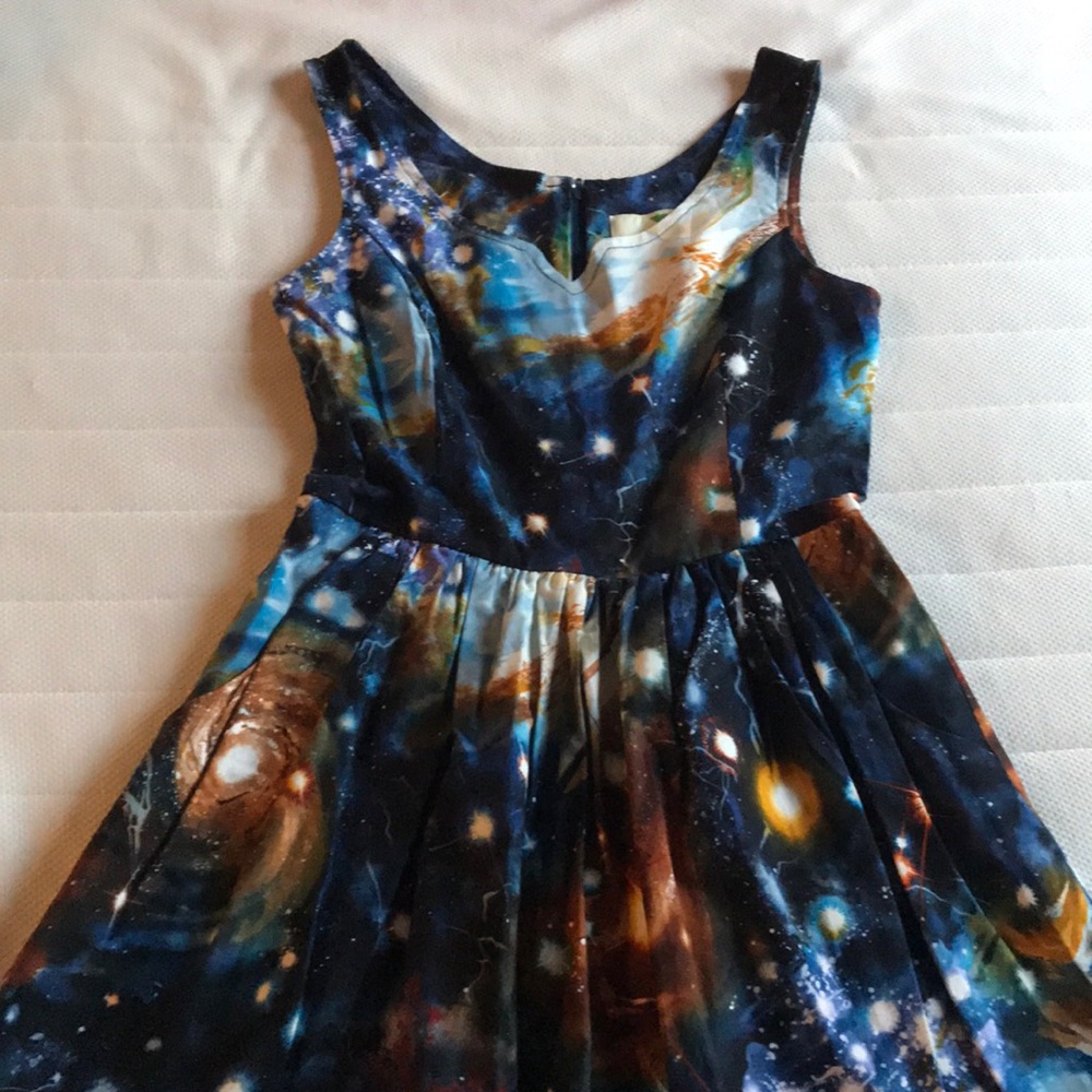 Space Solar System Dress